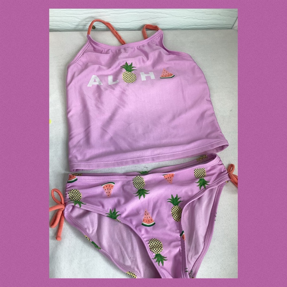ALOHA Pink Pineapple Bikini Set. 10